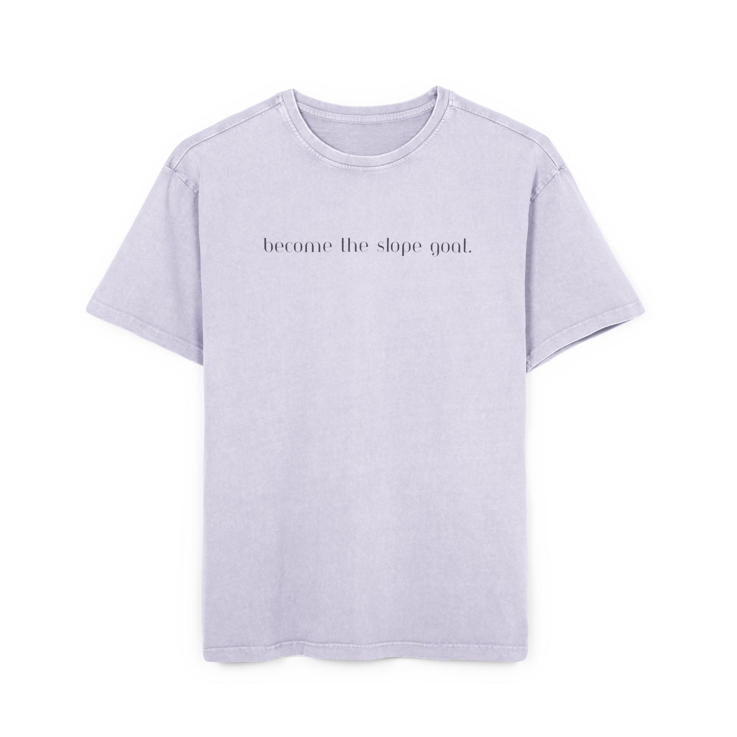 Slope Goat Graphic - Oversized Acid Washed Tee