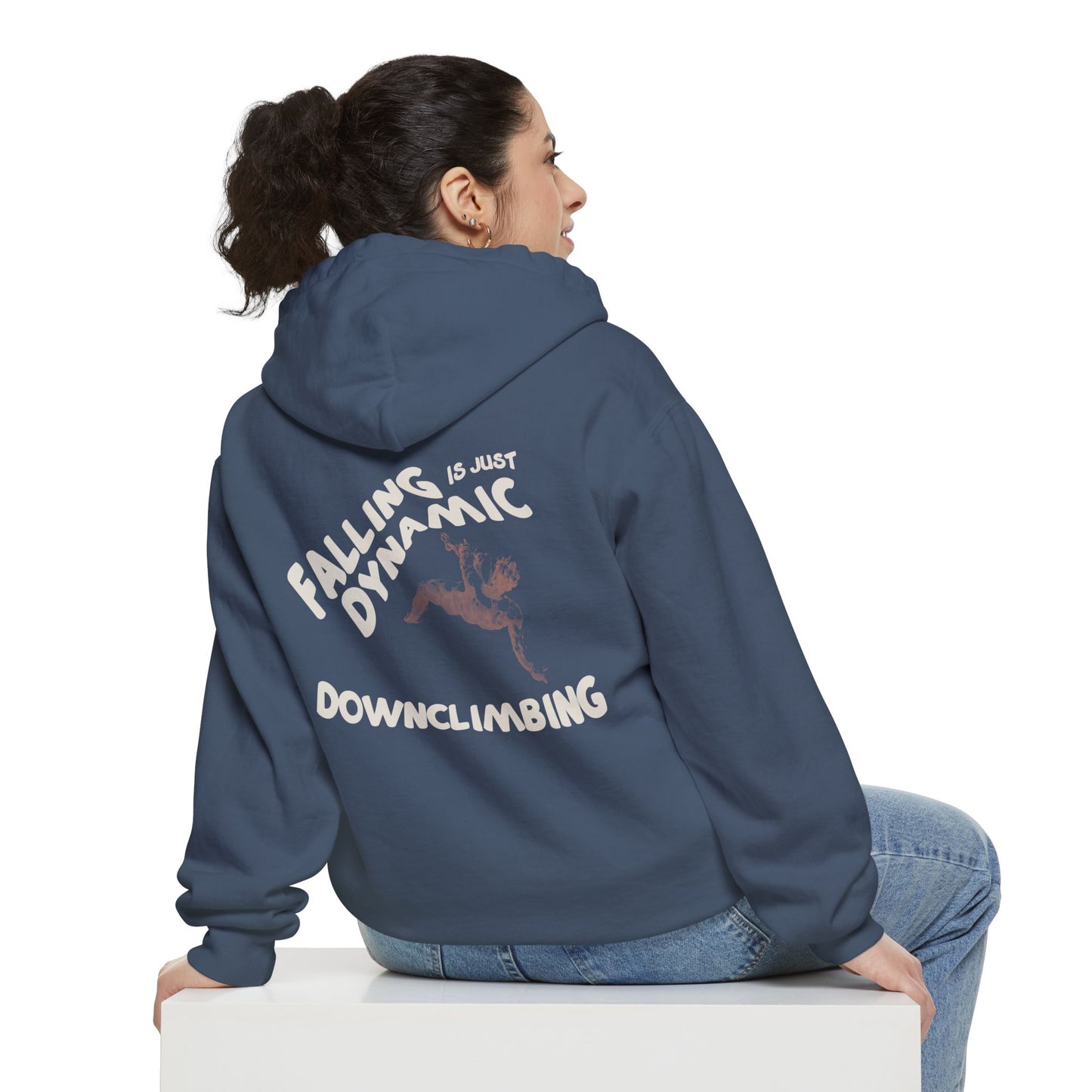 'Falling Is Just Dynamic Downclimbing' - Hoodie