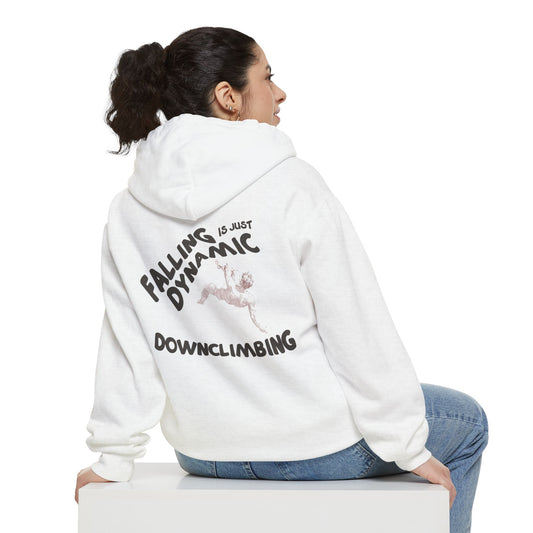 'Falling Is Just Dynamic Downclimbing' - Hoodie