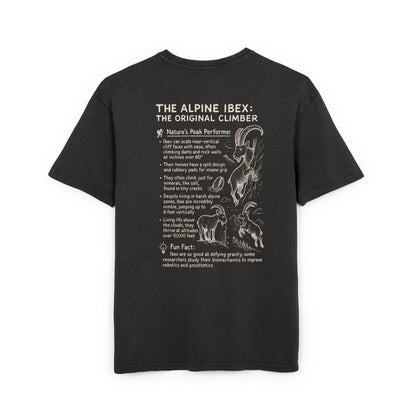 Slope Goat Graphic - Oversized Acid Washed Tee